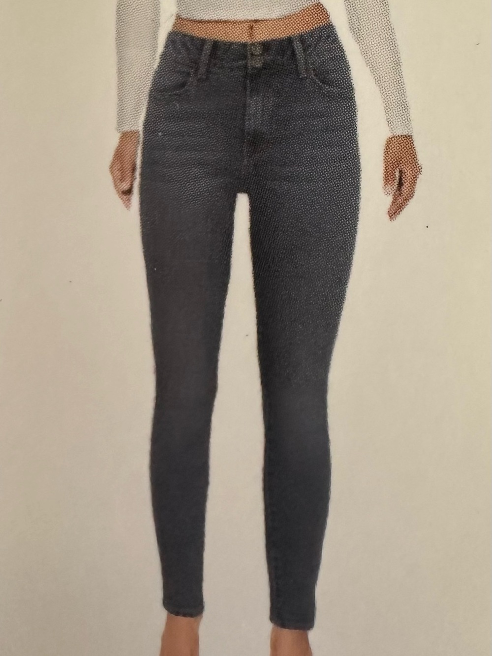 Rise Supply Co NWT Classic High-Rise Two Burron Blue Skinny Jeans - Women